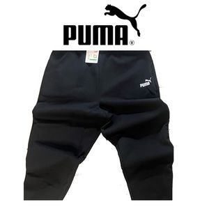 Mens PUMA ESSENTIALS FLEECE EMBROIDERED SWEATPANTS size L